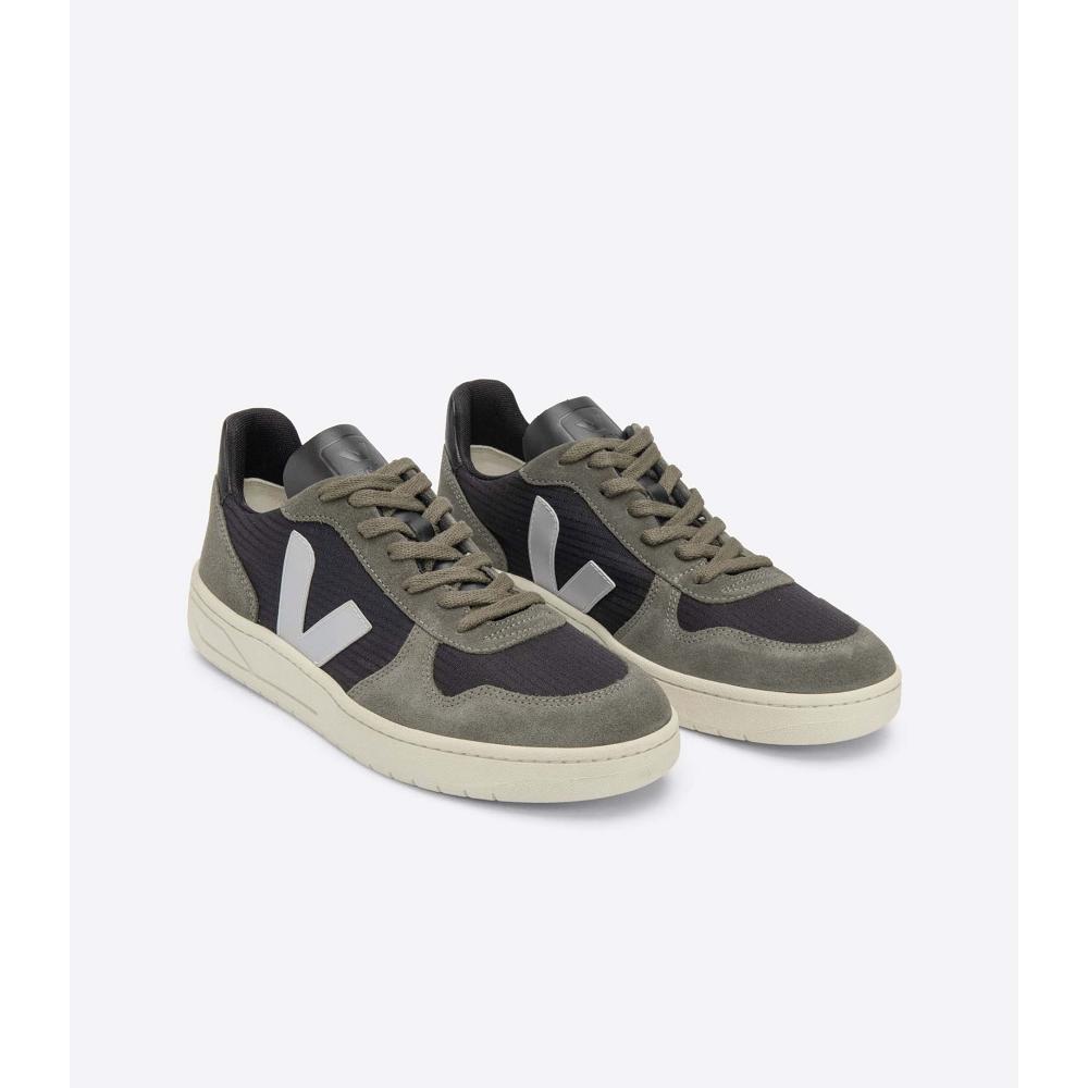 Veja V-10 RIPSTOP Women's Sneakers Black/Grey | NZ 660EBC